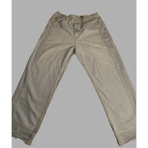 RocaWear Baggy Wide Leg Denim Men's Jeans Size 38x34 Hip Hop Distressed VINTAGE